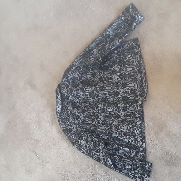 Denim 24/7 Plus Size Black and Silver Jacket, 32W - Picture 8 of 10